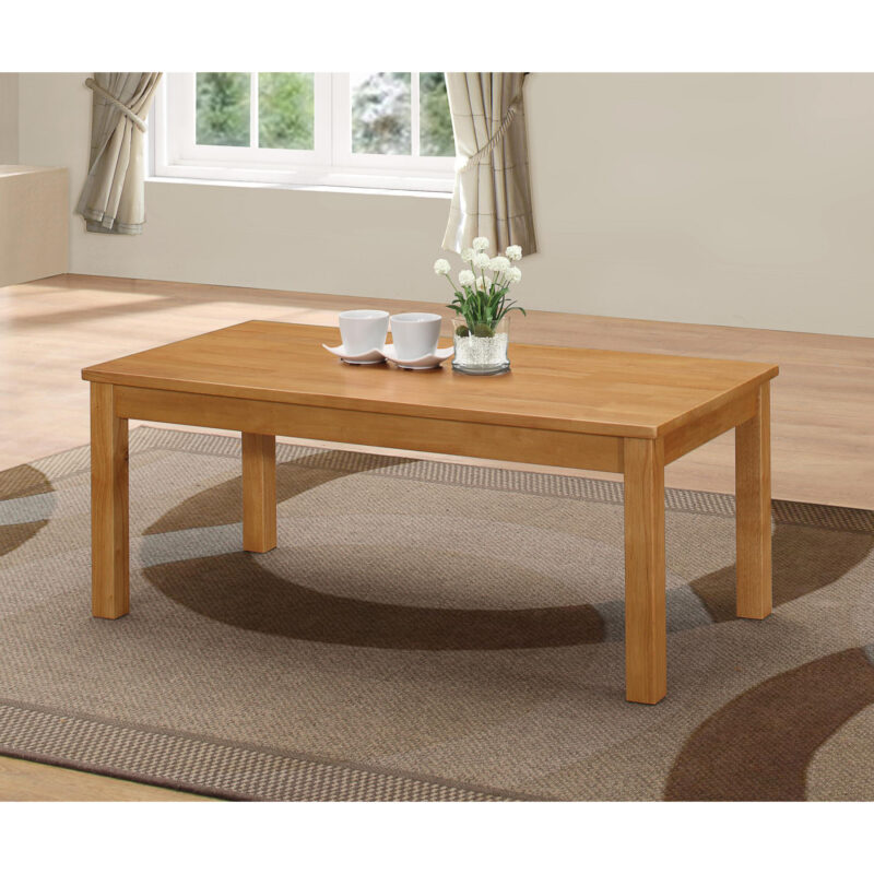 New York Coffee Table Natural Oak Heartlands Furniture Wholesale Ltd