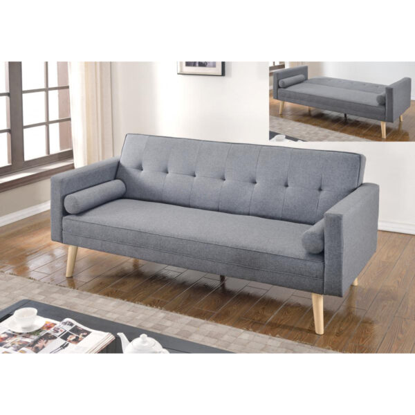 Paris Linen Sofa Bed Light Grey