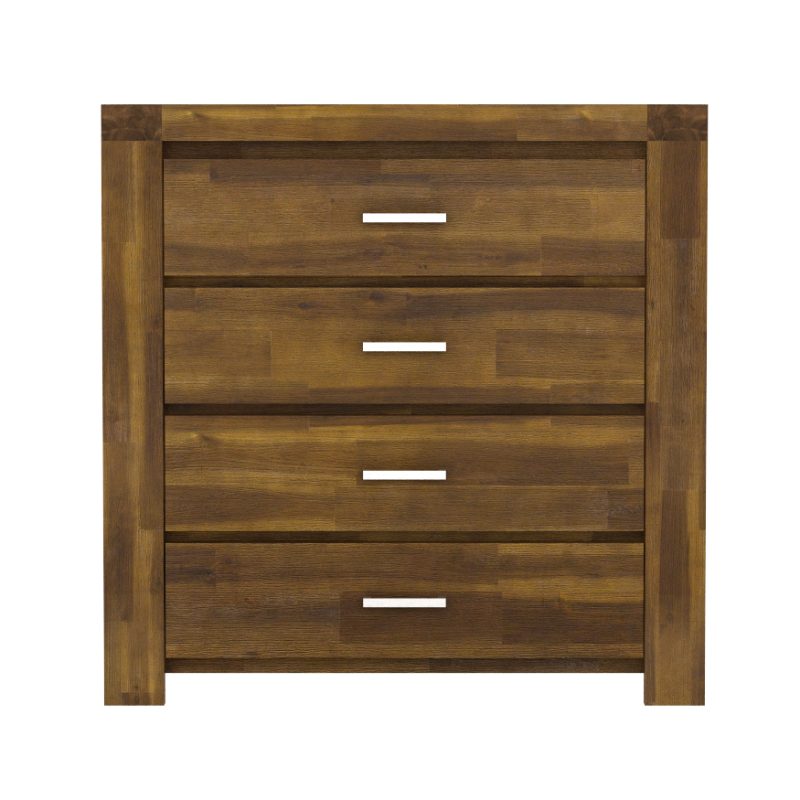Parkfield Solid Acacia Chest 4 Drawer