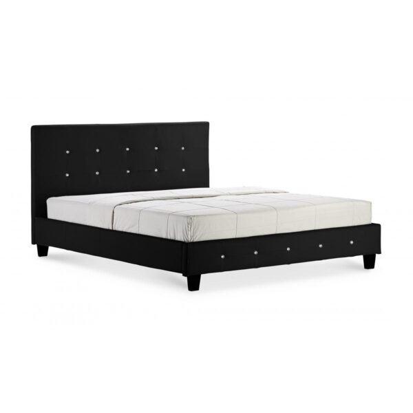 Quartz PU Double Bed Heartlands Furniture Wholesale Ltd