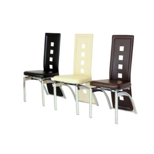 San Francisco/Phoenix Chair Chrome/Cream (6s)