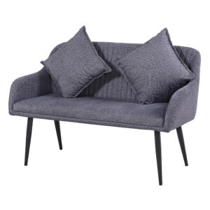 Sandlewood Fabric Sofa 2S Grey with 2 Cushions