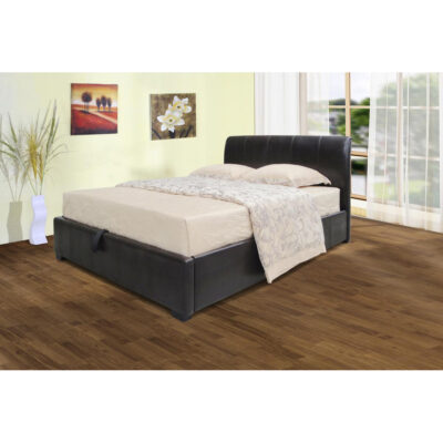 Savona Storage PU King Size Bed - Image 2