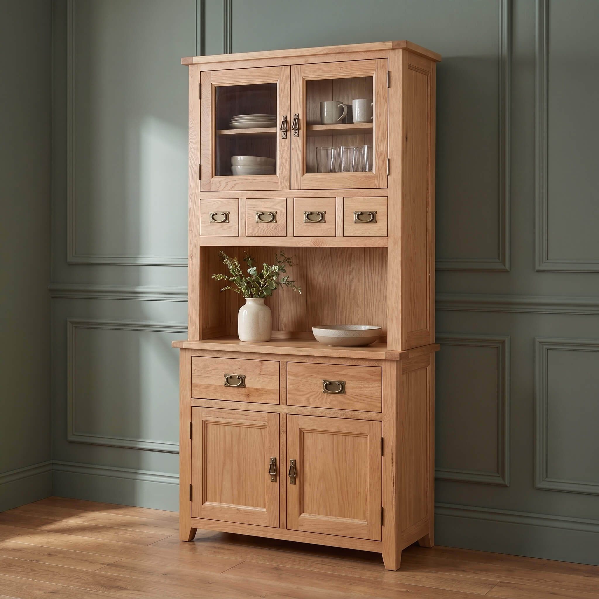 Stirling Hutch 2 Doors and Sideboard