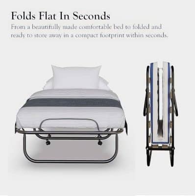 Stockholm Folding Bed with Mattress - Image 3