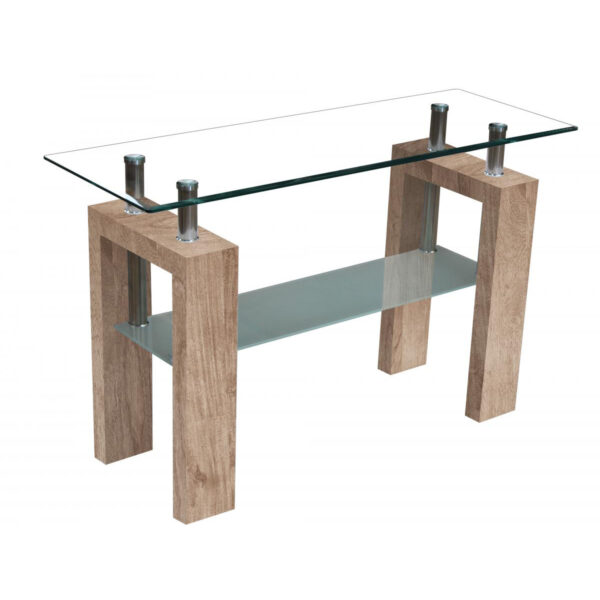 Telford Console Table High Gloss Natural