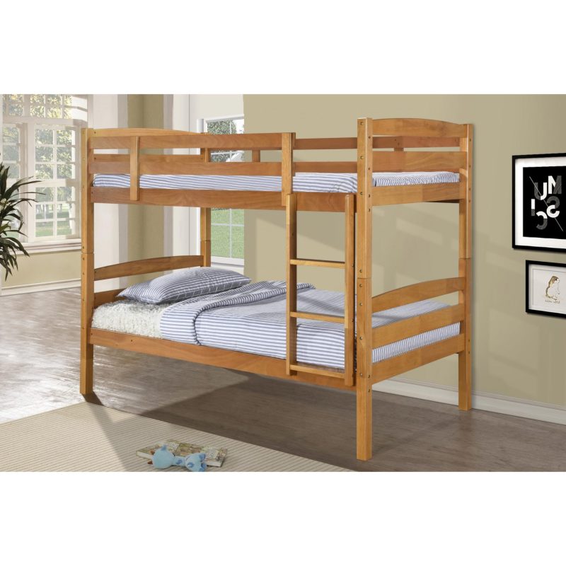 Tripoli Solid Wood Bunk Bed Antique Pine