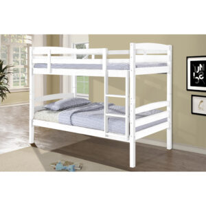 Tripoli Solid Wood Bunk Bed White