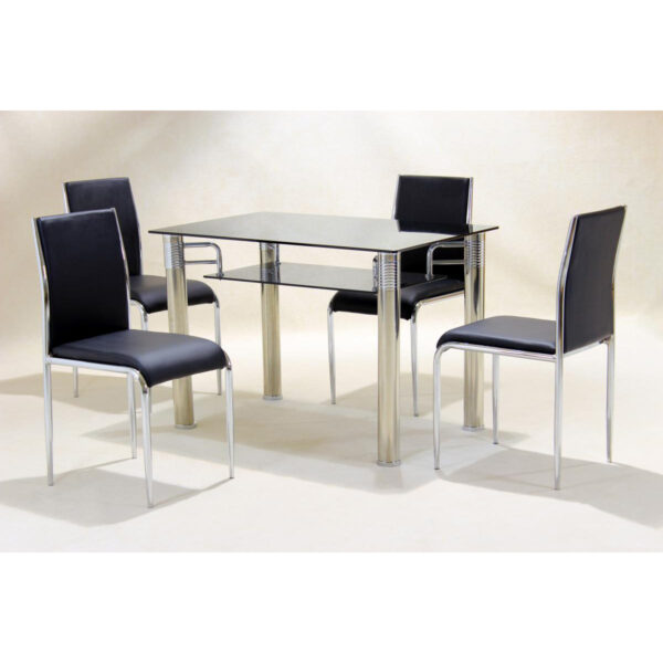 Vercelli Black Dining Table