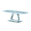 Westlake Marble Effect Glass Coffee Table