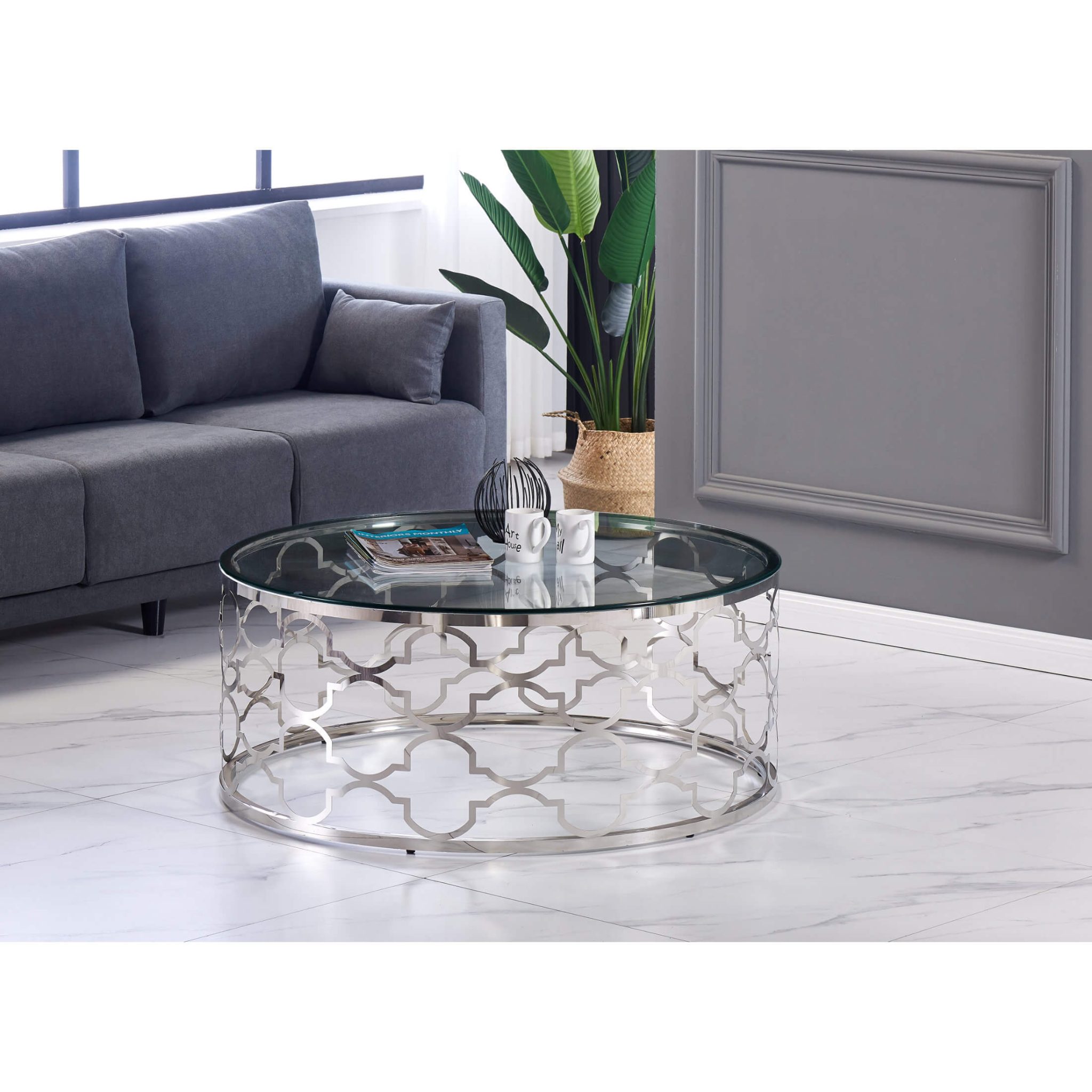 Yukon grey sales coffee table