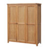 Acorn Solid Oak Wardrobe 3 Door Full Hanging