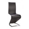 Aldridge Dining Chair Black with White PU Sides