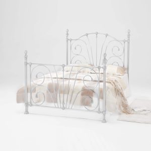 Beatrice Double Bed White
