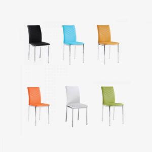 Carina PU Chrome Chairs