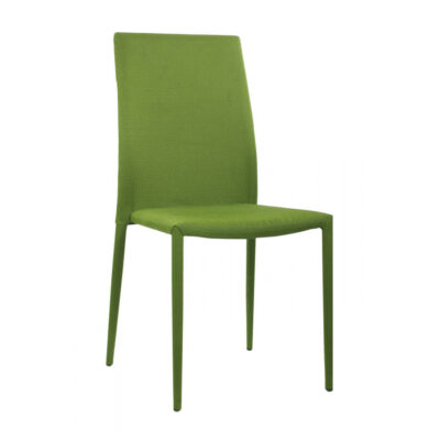Chatham Fabric Chair Green with Green Metal Legs