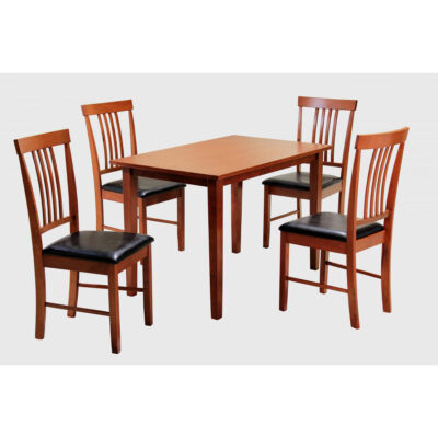 Massa Medium Dining Set with 4 Chairs - Image 2