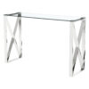 Ningbo Silver Clear Glass Console Table