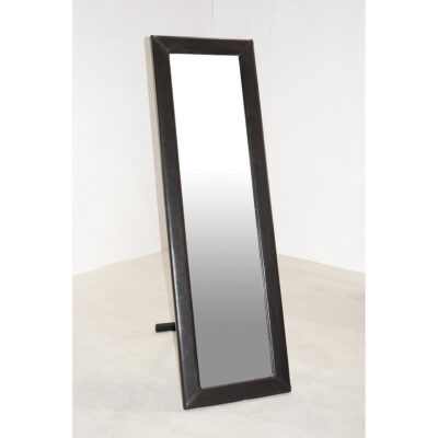 Odessa Mirror Cheval PU Brown