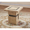 Potenza Marble Lamp Table with Marble Base