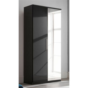 Topline Robe 2 Door with Mirror White