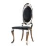Vasto Dining Chair Stainless Steel & PU Black