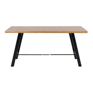 Cavendish Small Dining Table with Black Metal Legs
