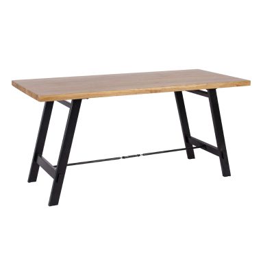 Cavendish Small Dining Table with Black Metal Legs - Image 2