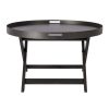 Meridon Metal Coffee Table Black
