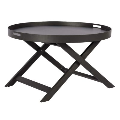 Meridon Metal Coffee Table Grey - Image 2
