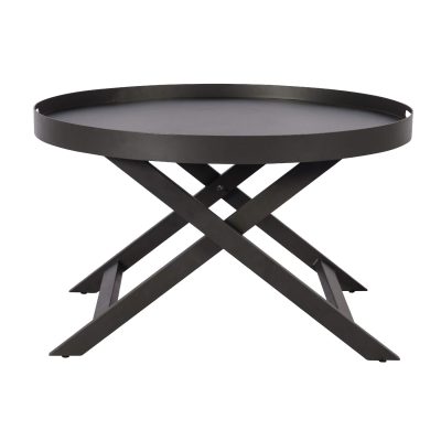 Meridon Metal Coffee Table Grey - Image 3