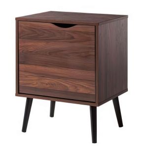 Gjora Bedside 1 Door Walnut (1000123455)