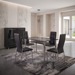 Andora Dining Table with Oyster Chairs