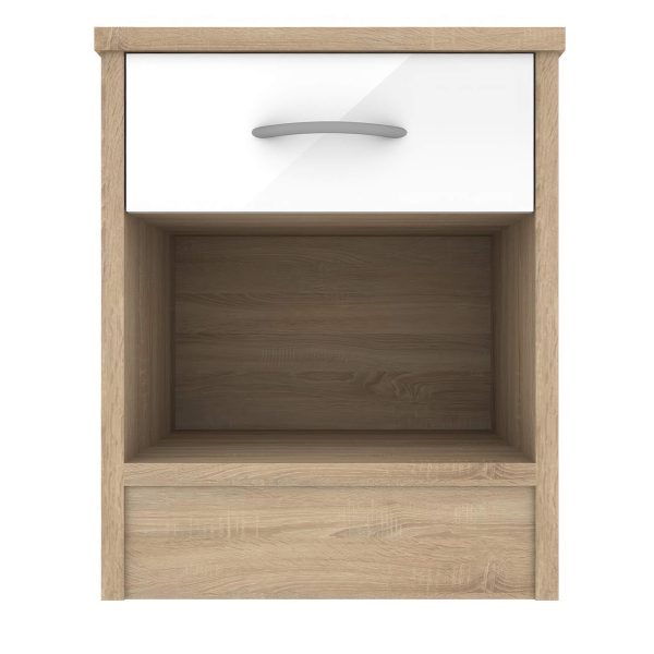Bardalona Bedside White Gloss