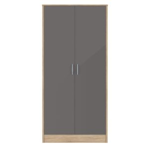 Bardalona Wardrobe Grey Gloss