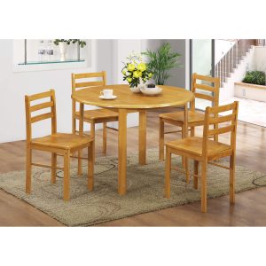 York Round Dining Table Only Natural