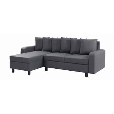 Civic Chase Sofa Leather Aire Grey - Image 2