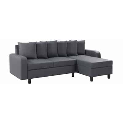 Civic Chase Sofa Leather Aire Grey - Image 4