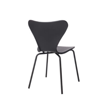 Sienna Plastic (PP) Chairs with Metal legs Black (4s) - Image 5