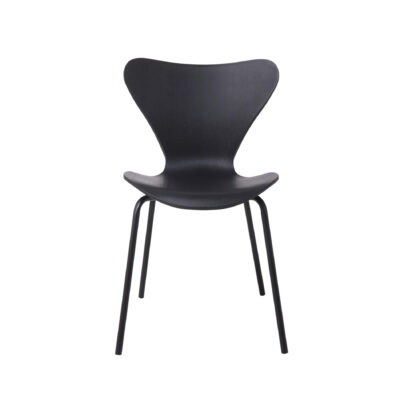 Sienna Plastic (PP) Chairs with Metal legs Black (4s) - Image 3