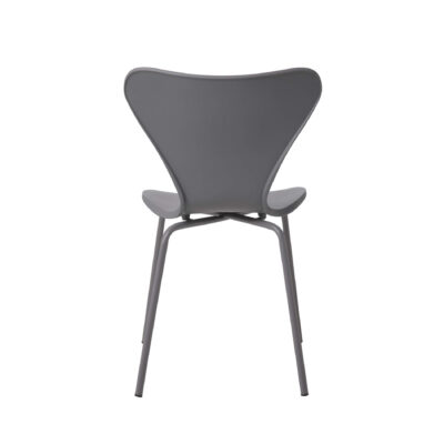 Sienna Plastic (PP) Chairs with Metal legs Grey (4s) - Image 4