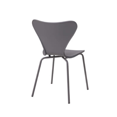 Sienna Plastic (PP) Chairs with Metal legs Grey (4s) - Image 5