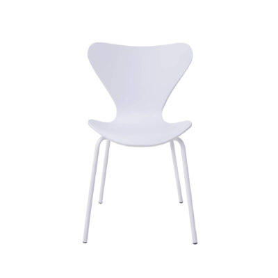 Sienna Plastic (PP) Chairs with Metal legs White (4s) - Image 3