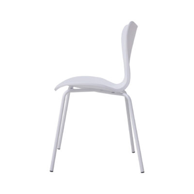 Sienna Plastic (PP) Chairs with Metal legs White (4s) - Image 2