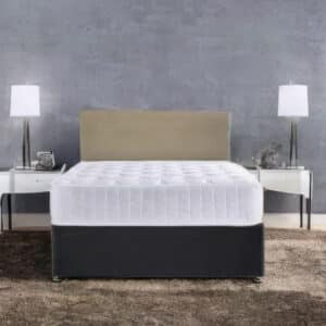 Headboard Double Fabric Grey