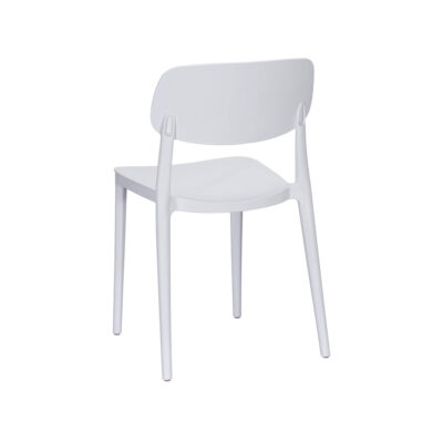 Jemima Plastic Chair White (4s) - Image 4