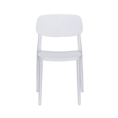 Jemima Plastic Chair White (4s) - Image 7