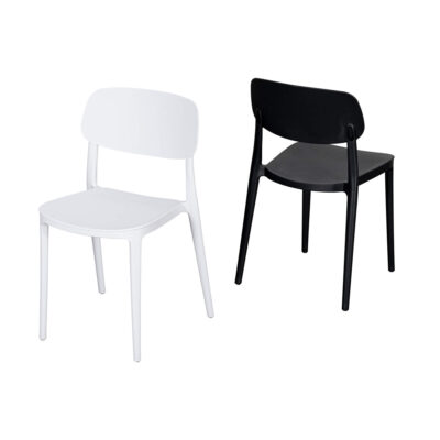 Jemima Plastic Chair White (4s) - Image 8