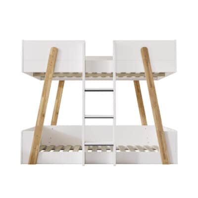 Jerry Bunk Bed White & Oak - Image 6