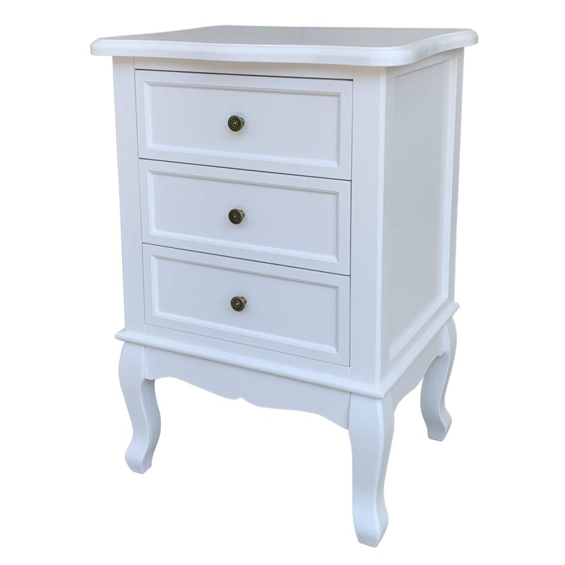 Chloe Bedside 3 Drawer